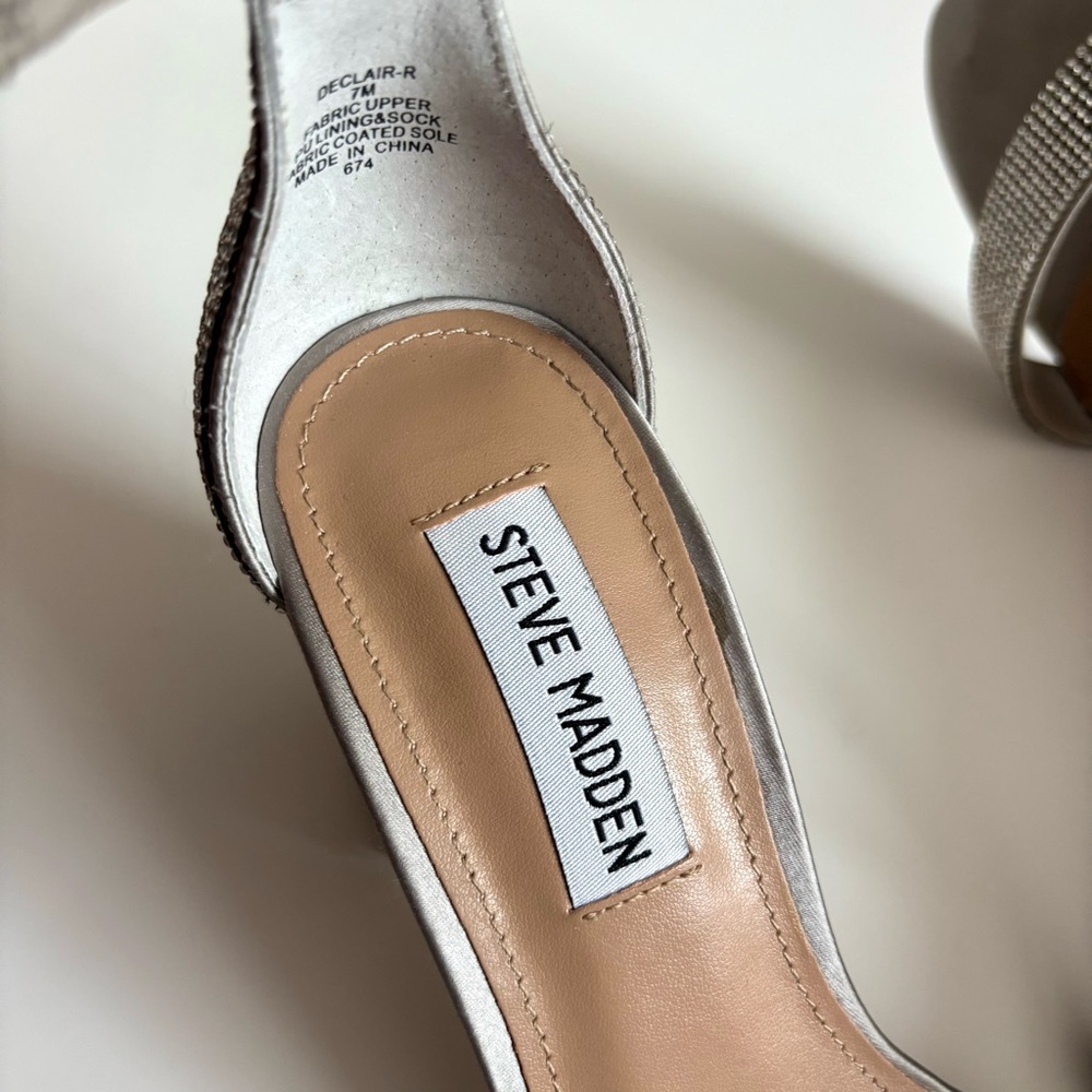 Steve Madden Declair Rhinestone Heels - Picture 2 of 9